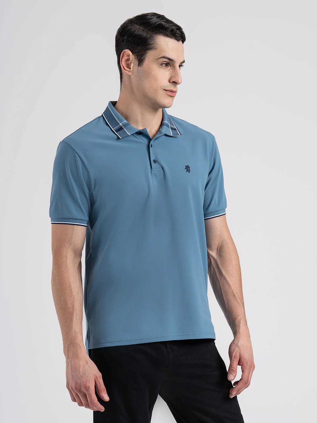 Jacquard Collar Polo T-shirt for Men | Premium Comfort | Sharp Look - Image 2