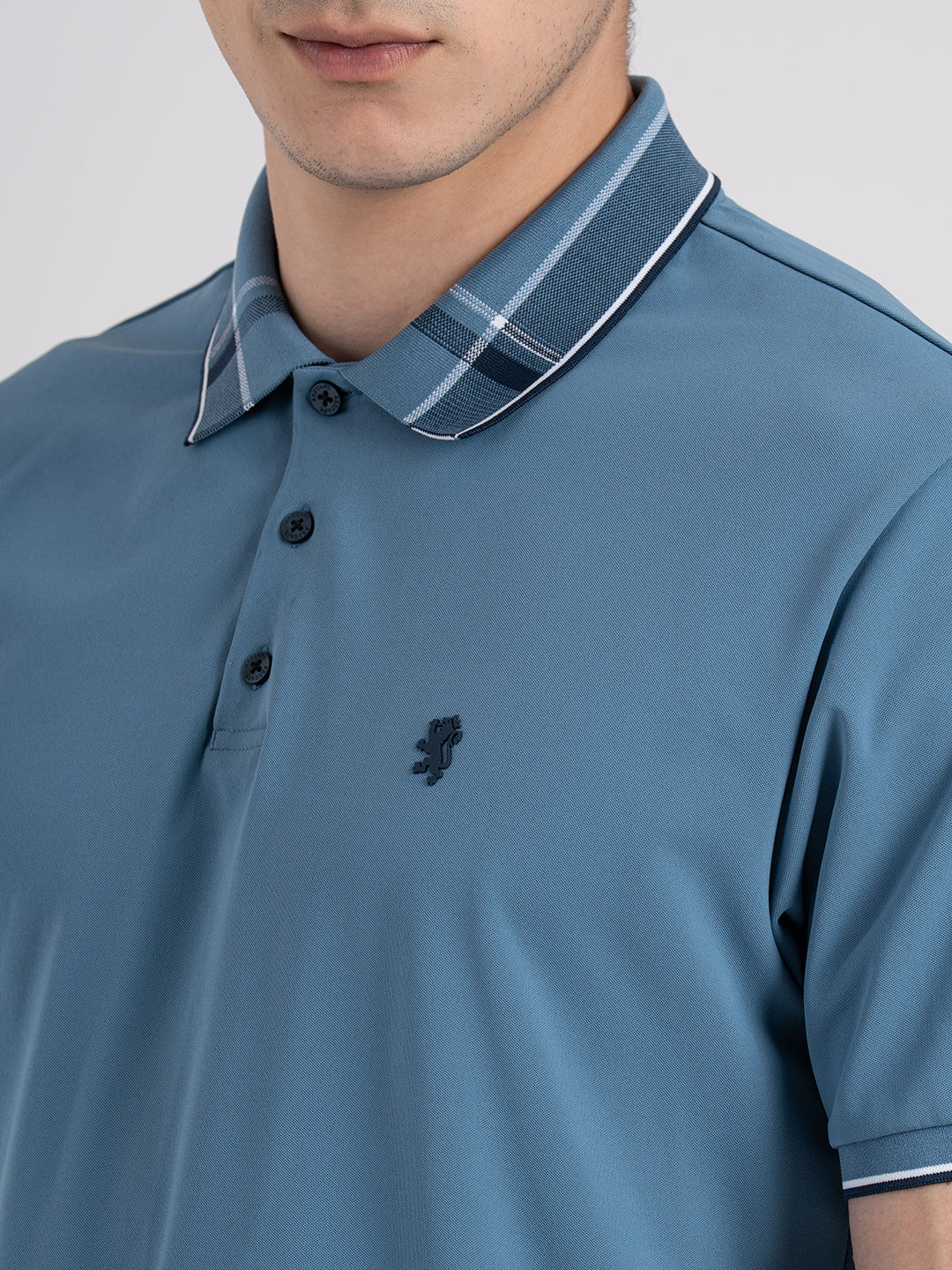 Jacquard Collar Polo T-shirt for Men | Premium Comfort | Sharp Look - Image 4