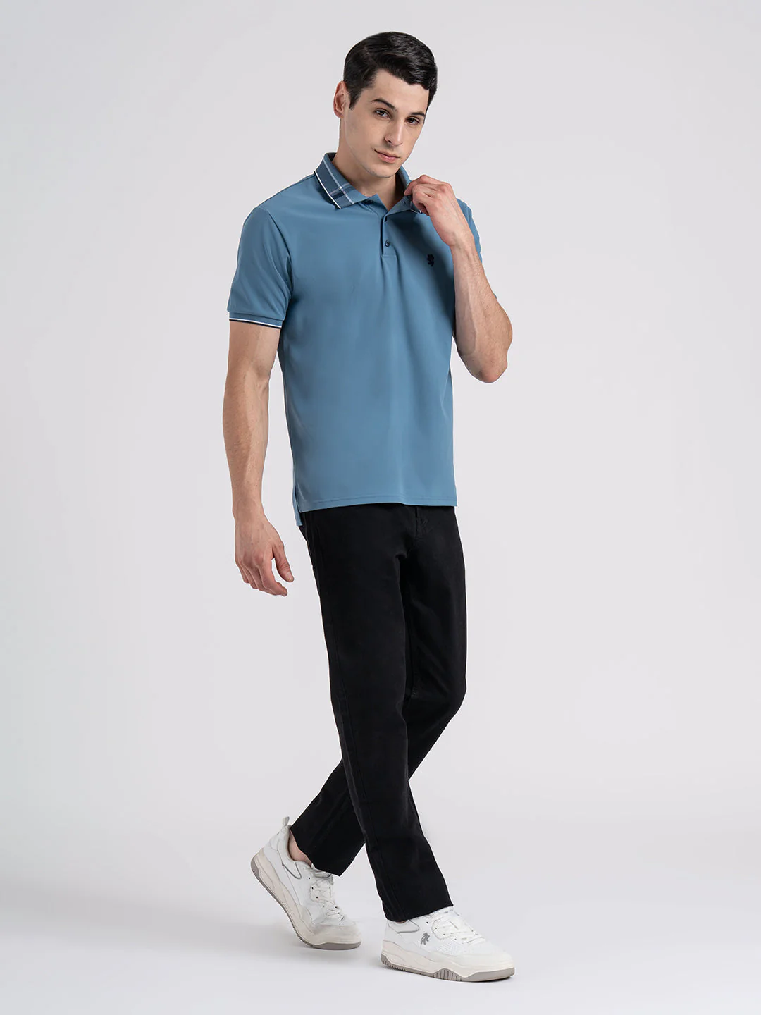 Jacquard Collar Polo T-shirt for Men | Premium Comfort | Sharp Look - Image 5