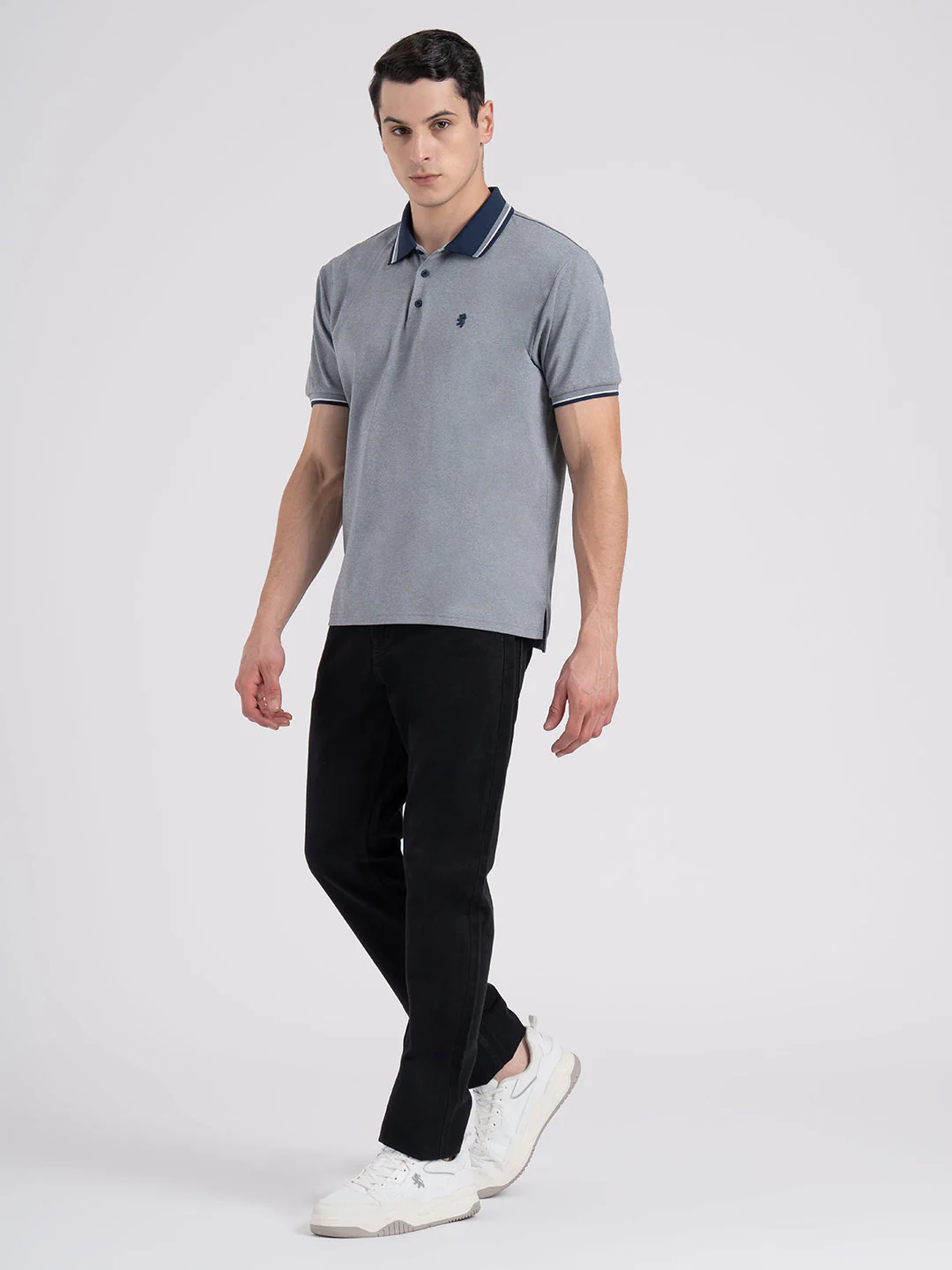 Jacquard Collar Polo T-shirt for Men | Premium Comfort | Sharp Look - Image 5