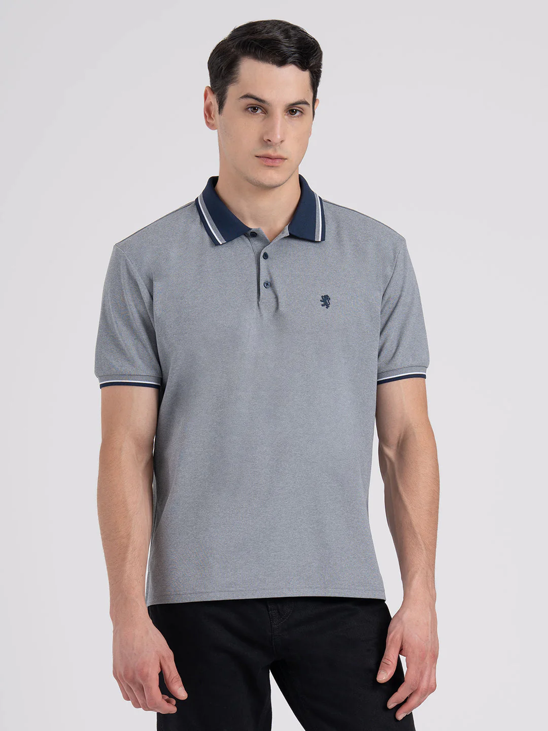 Jacquard Collar Polo T-shirt for Men | Premium Comfort | Sharp Look - Image 6