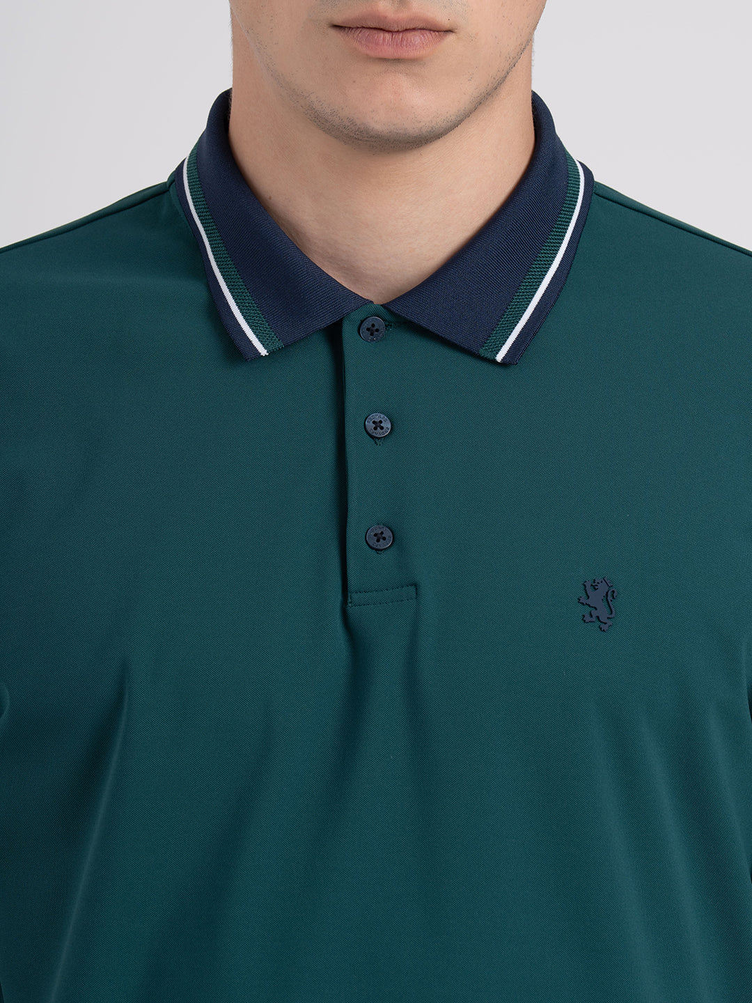 Jacquard Collar Polo T-shirt for Men | Premium Comfort | Sharp Look - Image 4