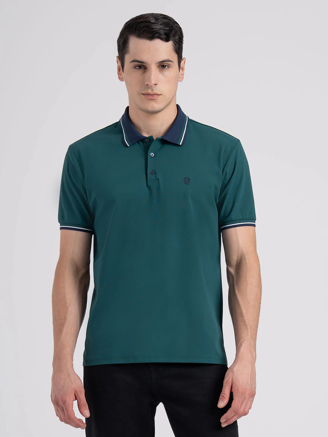 Jacquard Collar Polo T-shirt for Men | Premium Comfort | Sharp Look - Image 6