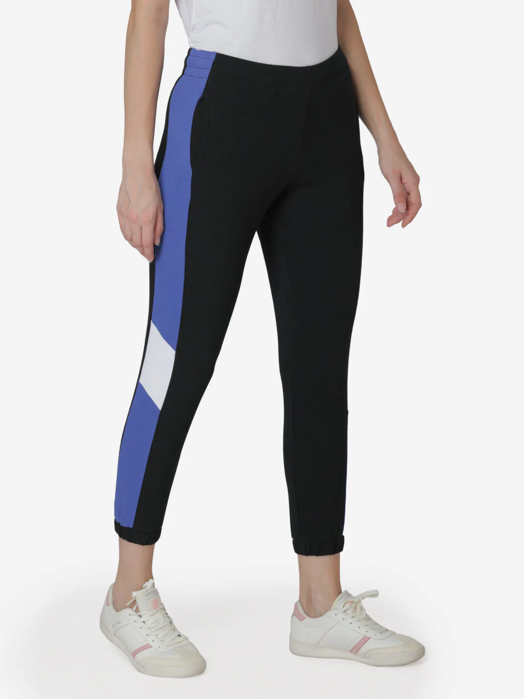 Joggers for Women in Black | Cotton Athleisure Jogger Pants - Image 3