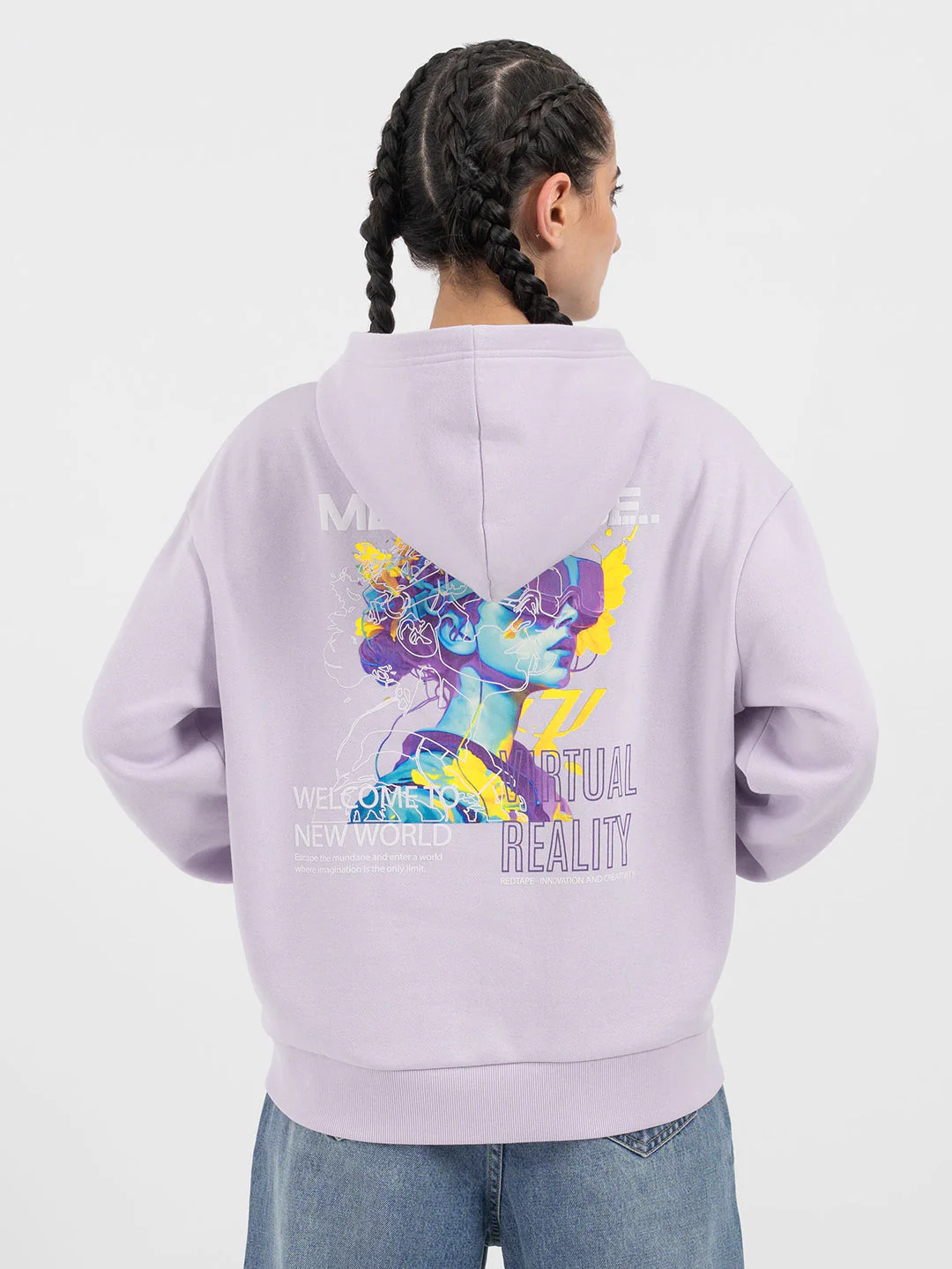 Lavender Hoodie for Women - Image 3
