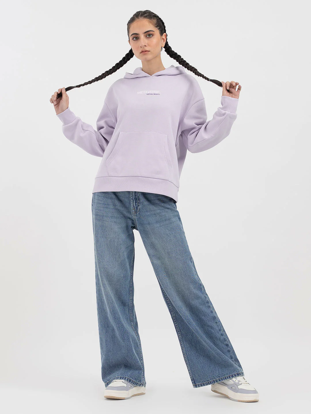 Lavender Hoodie for Women - Image 5