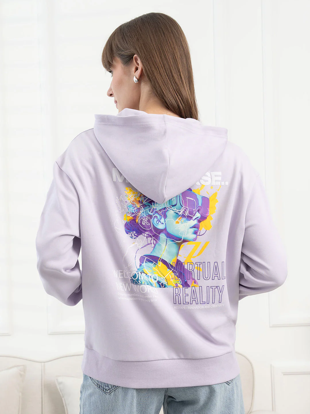 Lavender Hoodie for Women - Image 4