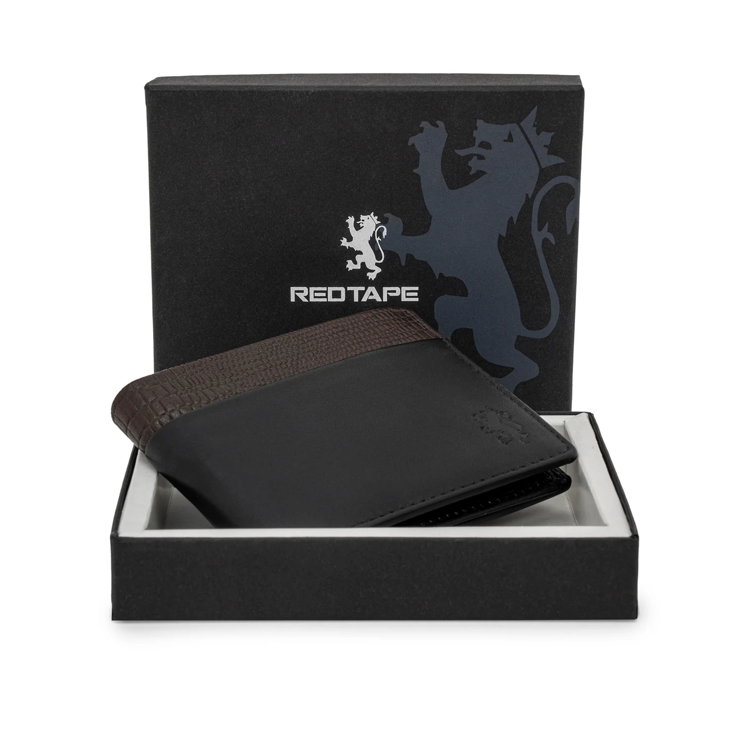 Leather RFID Wallet | Stylish And Secure | 9 Card Slots, 2 Currency Compartments, 2 Secret Pockets | Eagle Embossing with RFID - Genuine Leather - Image 3