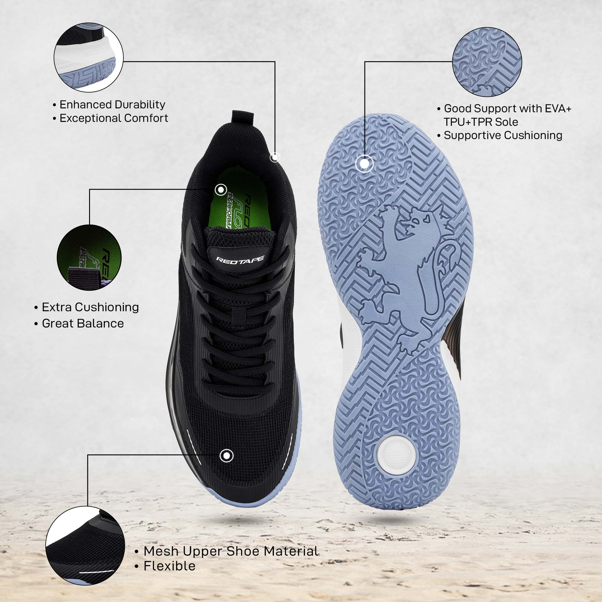 Red Tape Lifestyle Casual Shoes for Men | Elegantly Rounded Front, Soothing Insole & Impact-Resistant Comfort - Image 5