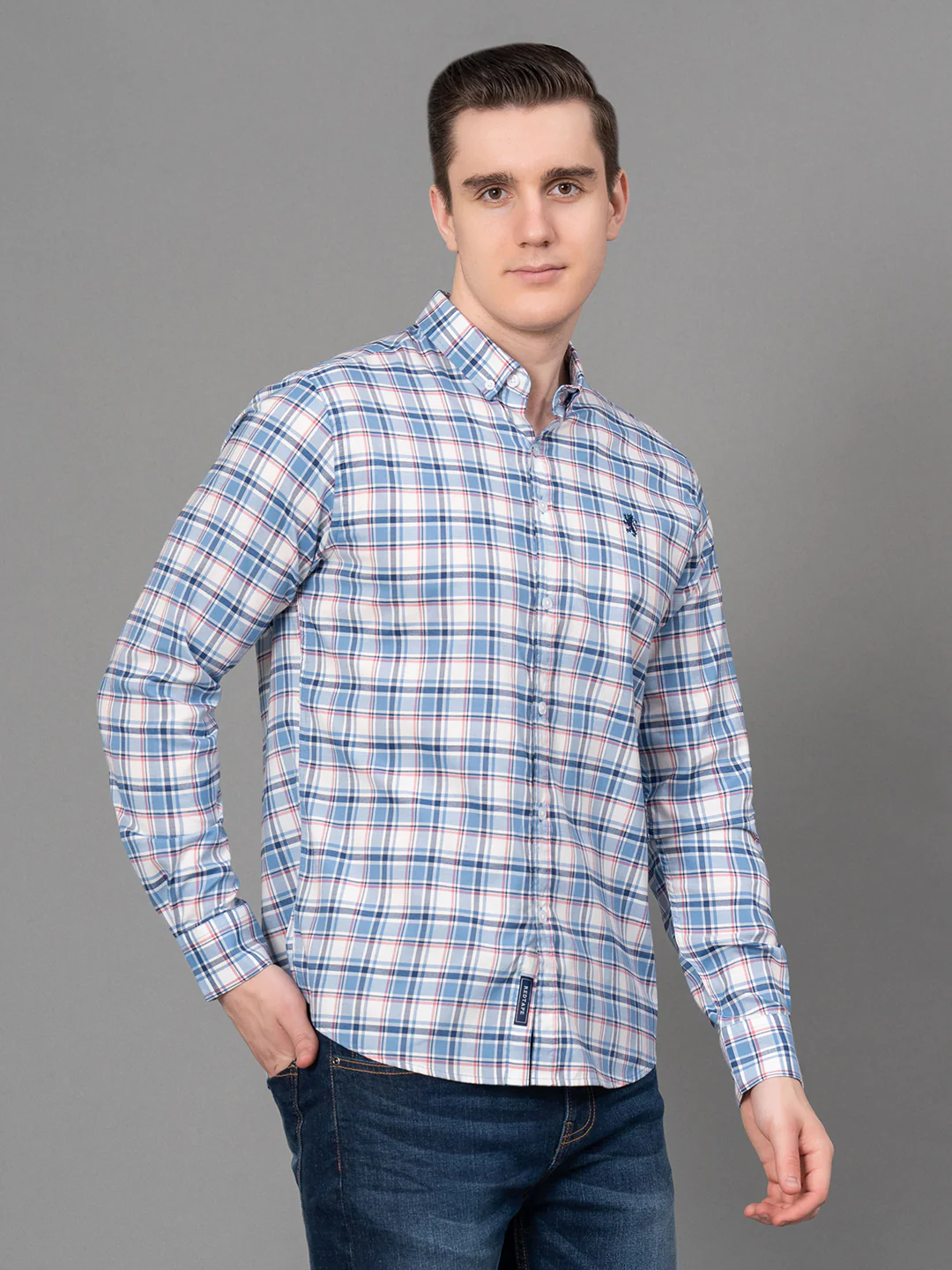 Casual Checked Regular Fit Shirt For Men - Image 2