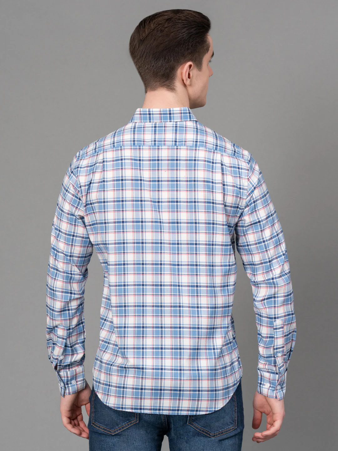Casual Checked Regular Fit Shirt For Men - Image 3