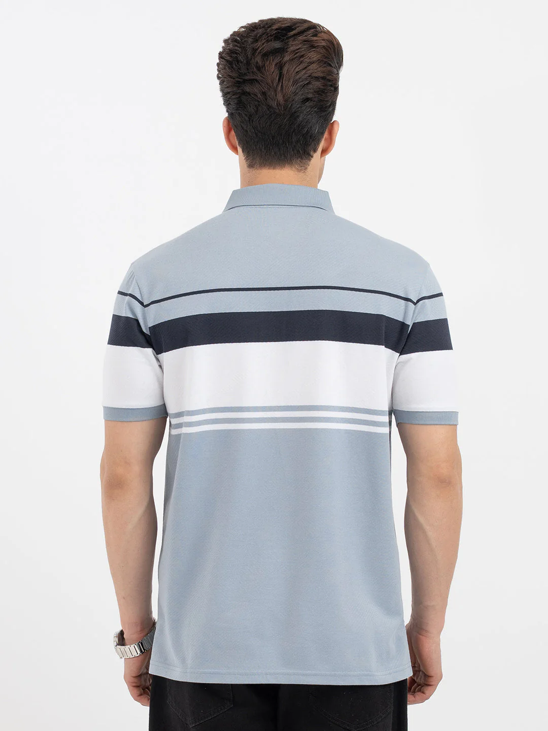 Red Tape Light Blue Polo T-Shirt for Men - Image 3
