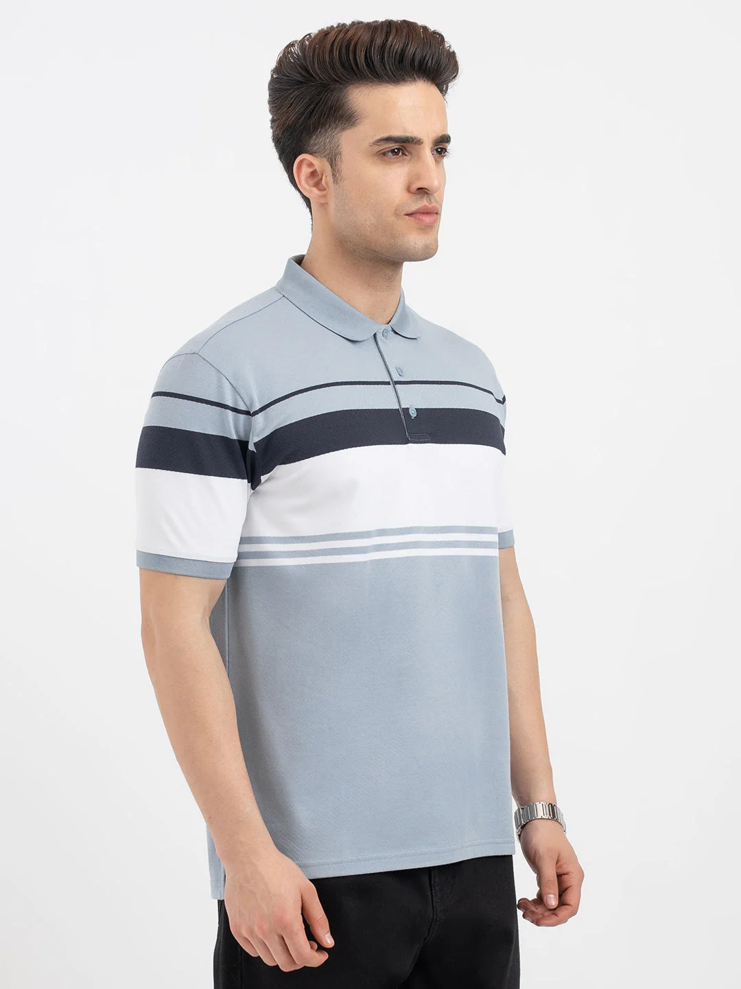Red Tape Light Blue Polo T-Shirt for Men - Image 6