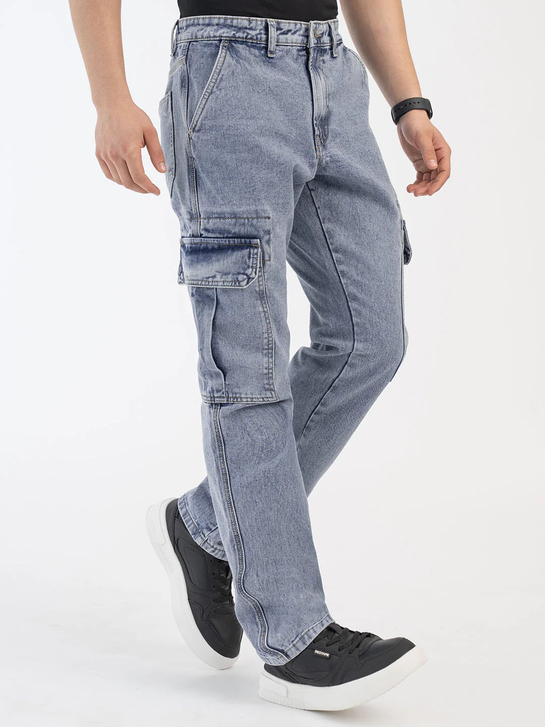 Red Tape Light Blue Jeans for Men - Image 6