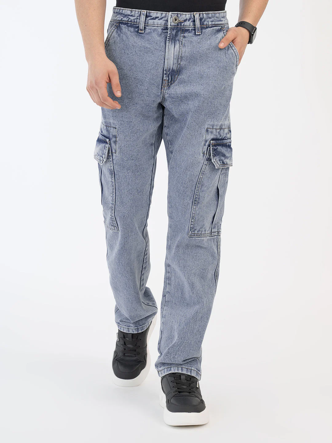 Red Tape Light Blue Jeans for Men - Image 8