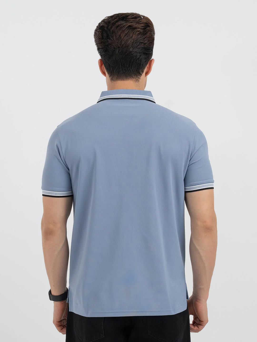 Red Tape Light Blue Polo T-Shirt for Men - Image 3