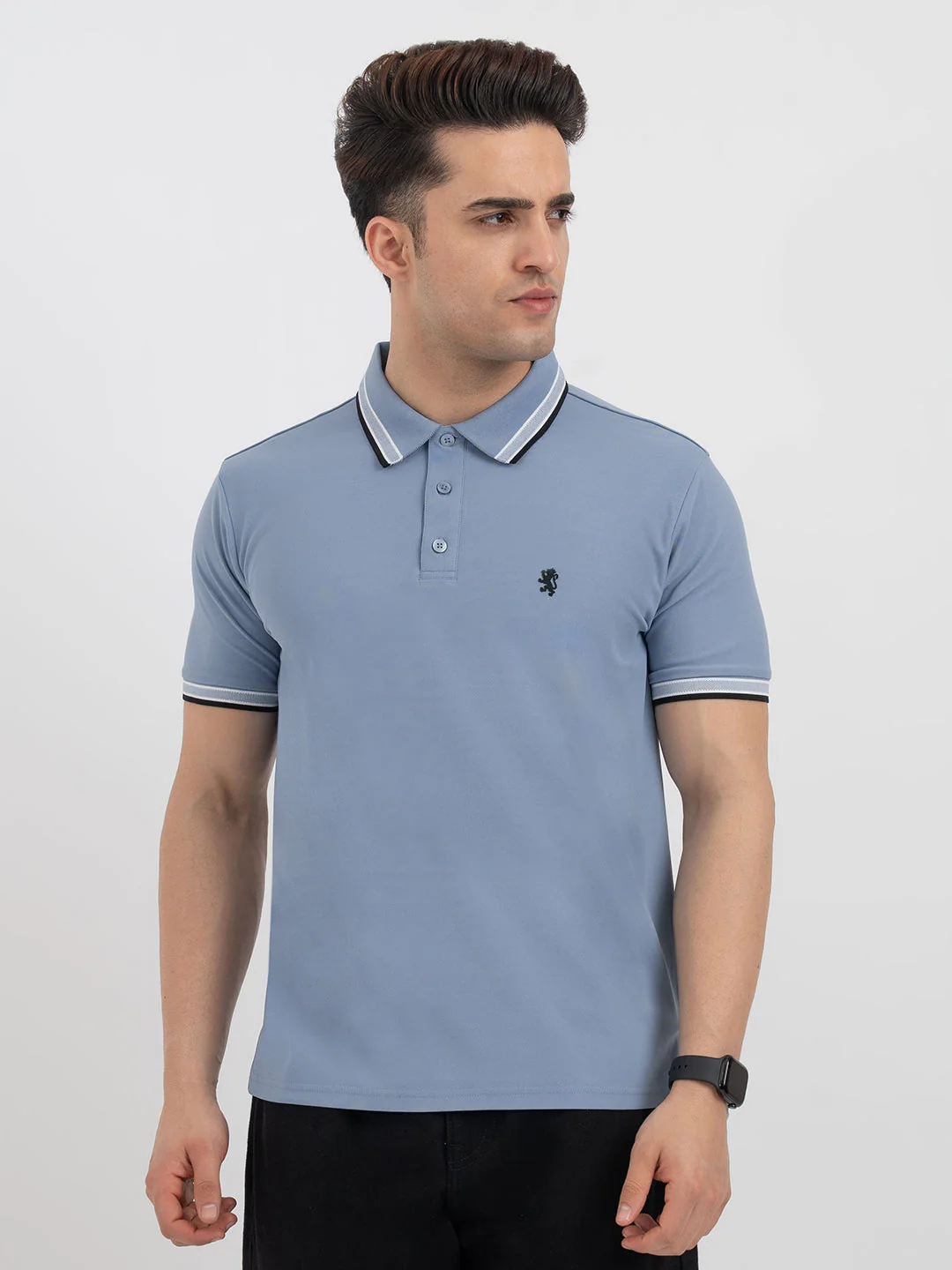 Red Tape Light Blue Polo T-Shirt for Men - Image 8