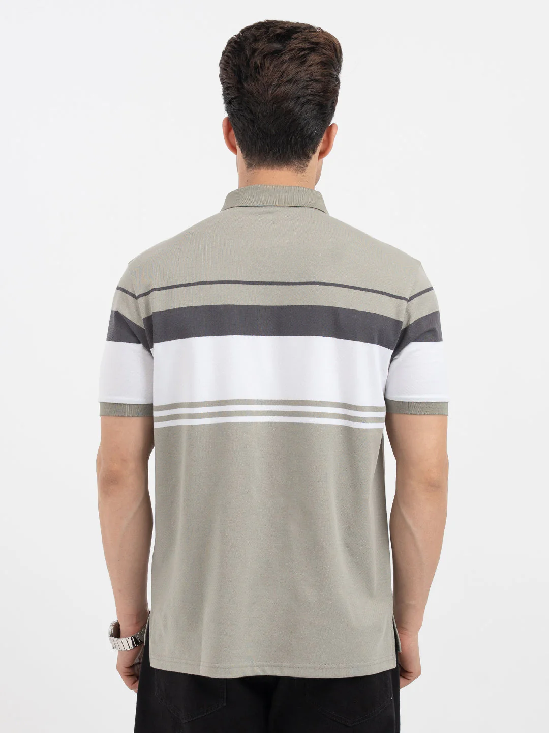 Red Tape Light Green Polo T-Shirt for Men - Image 3