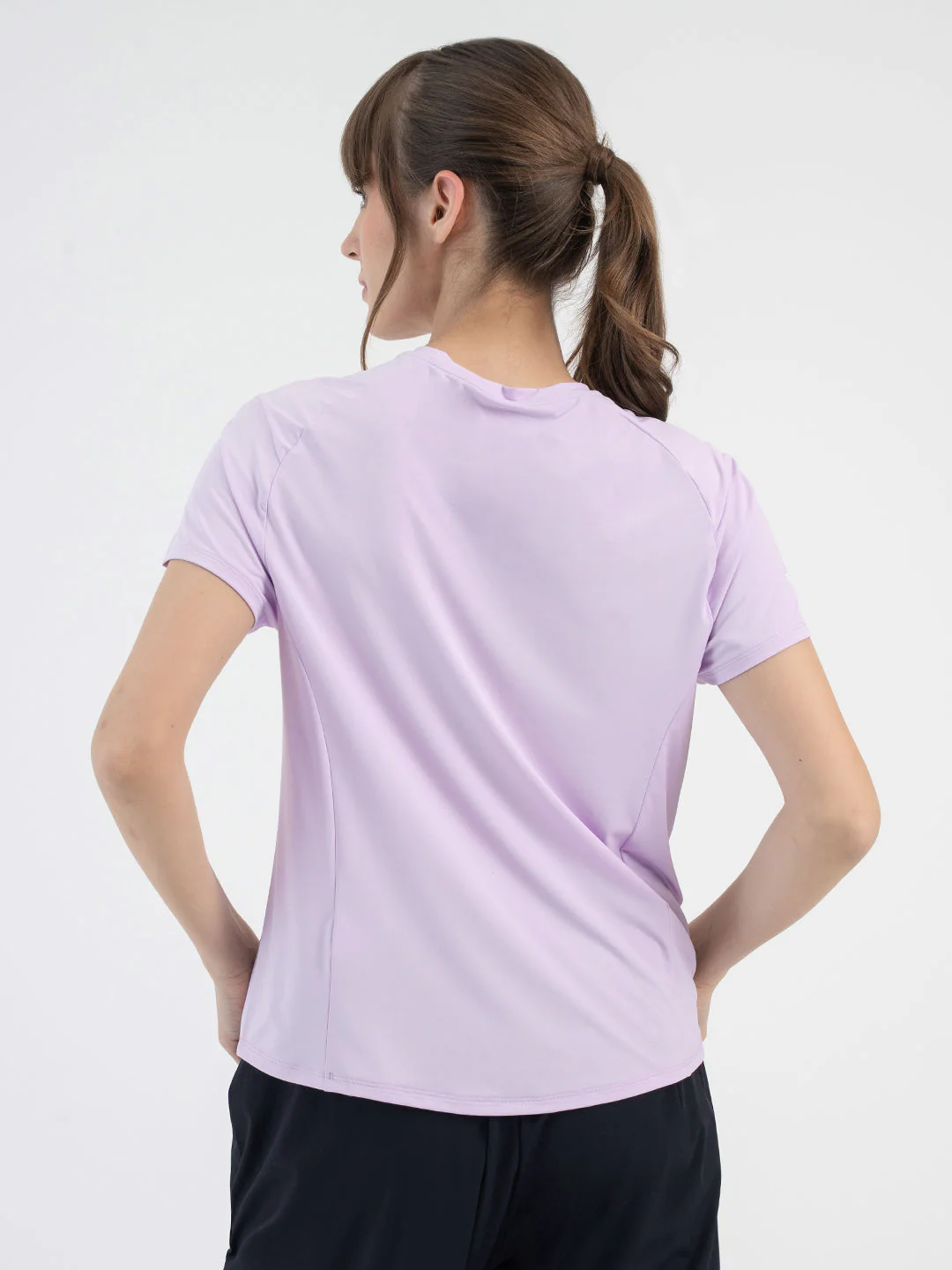 Light Purple Activewear T-Shirt for Women - Image 4