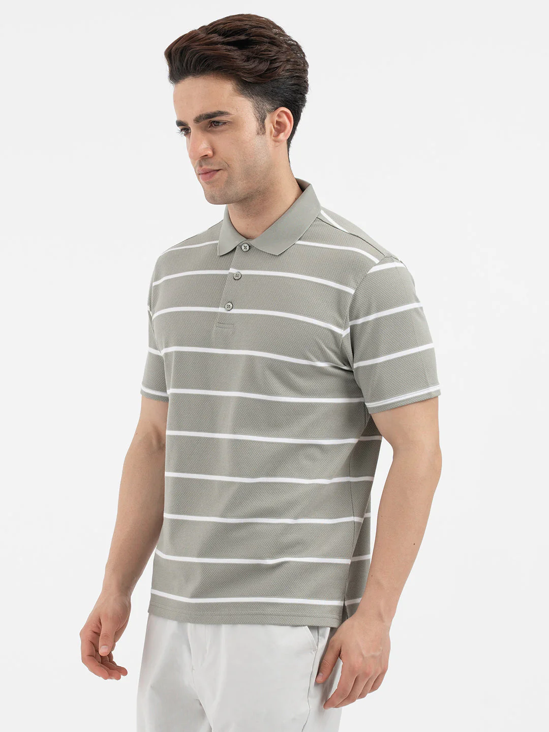 Red Tape Light Green Polo T-Shirt for Men - Image 2