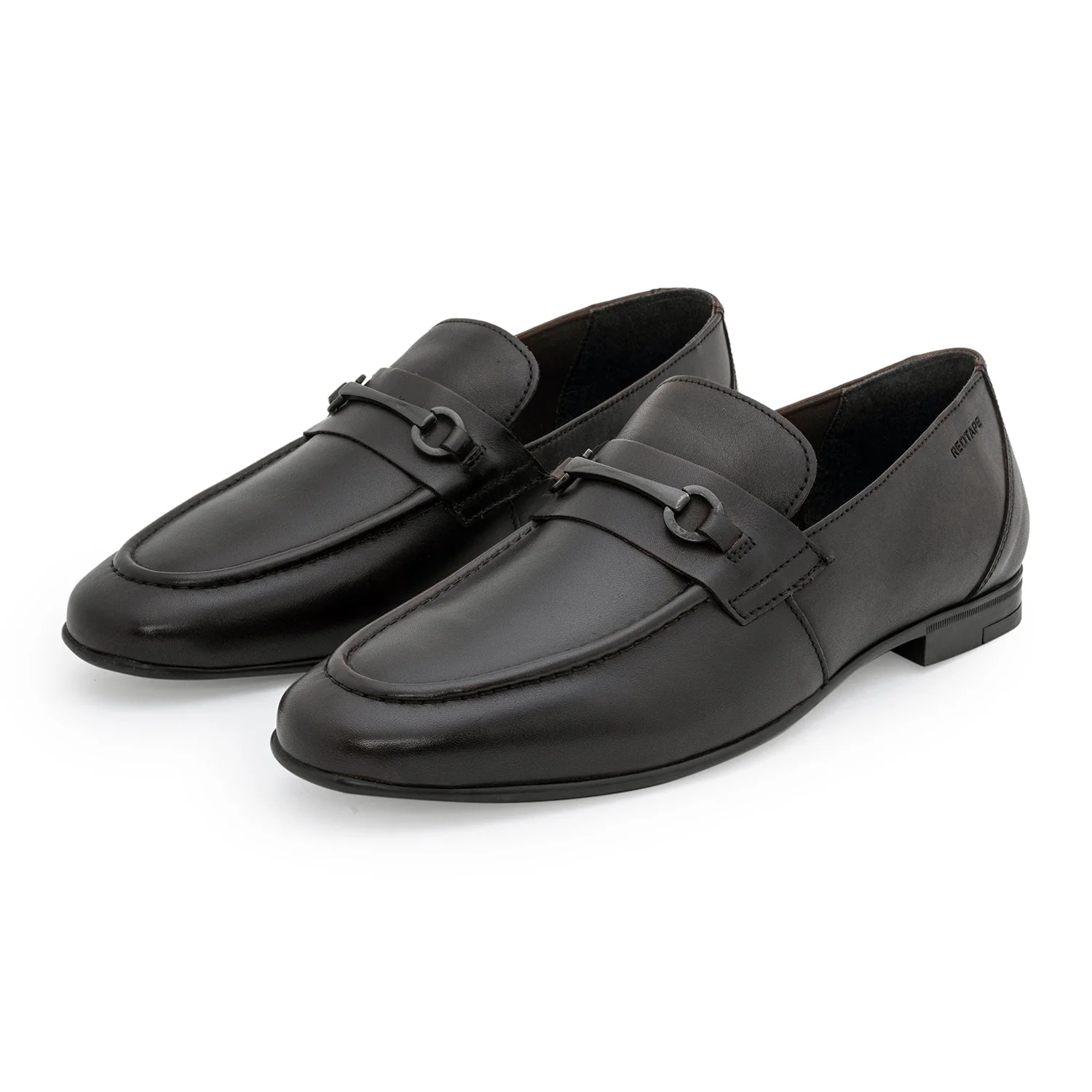 Red Tape Loafers for Men | Real Leather Shoes with Low-cut Pattern - Image 4