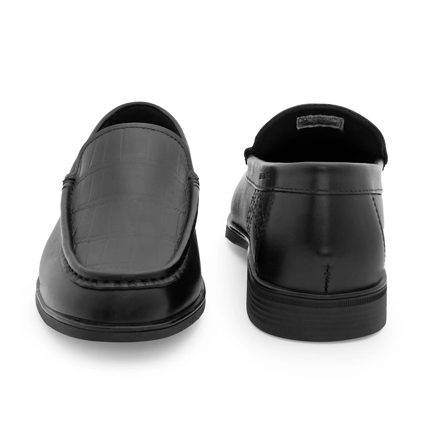 Loafers for Men in Black | Formal Slip-On Shoes - Image 4