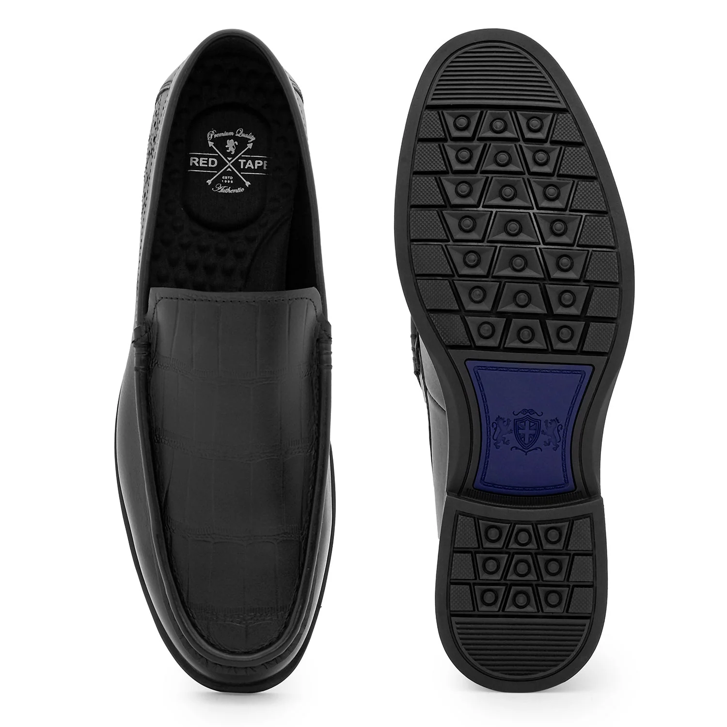 Loafers for Men in Black | Formal Slip-On Shoes - Image 5