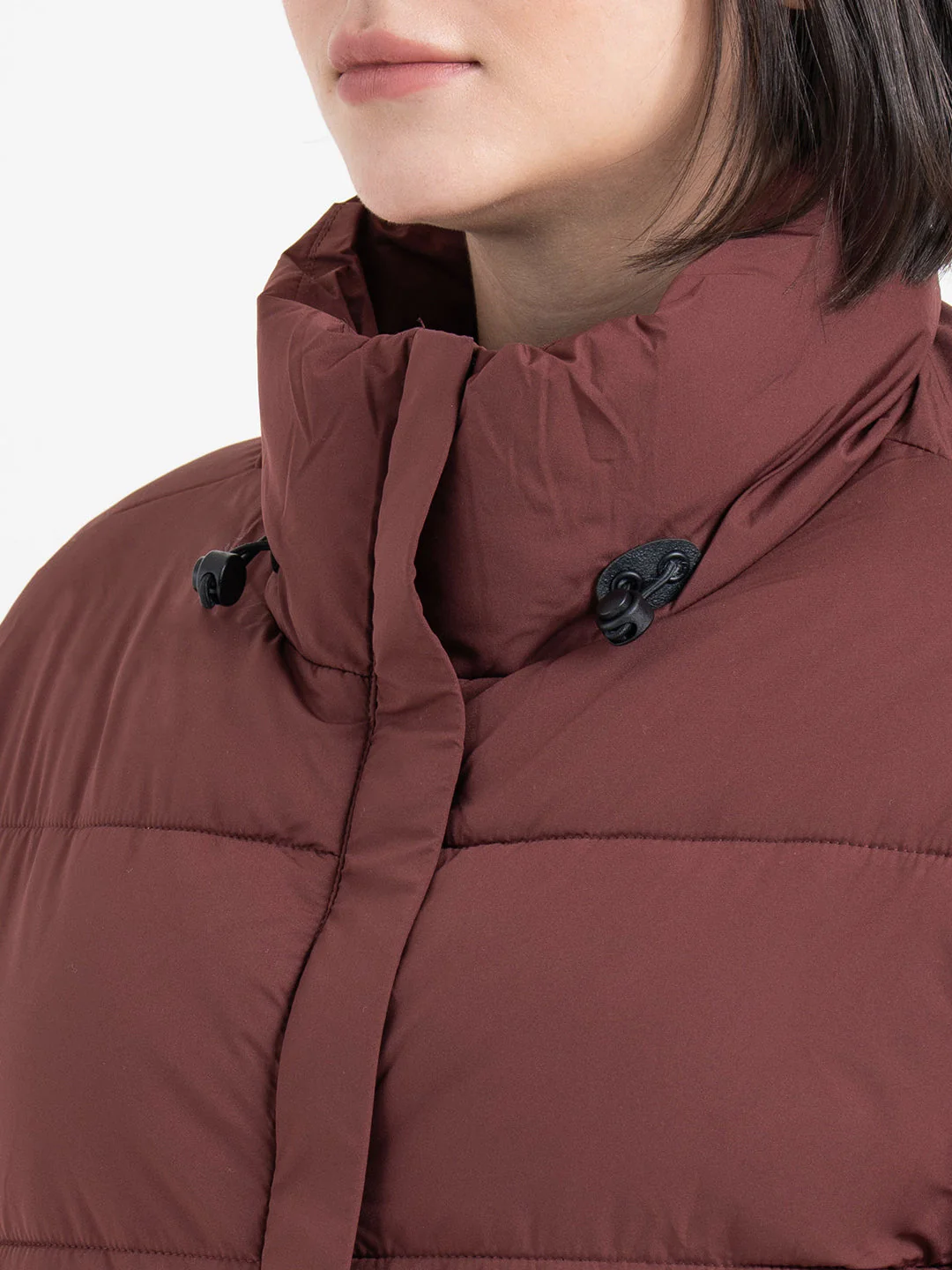 Maroon Bomber Jacket for Women | Stylish Winter Essential - Image 5