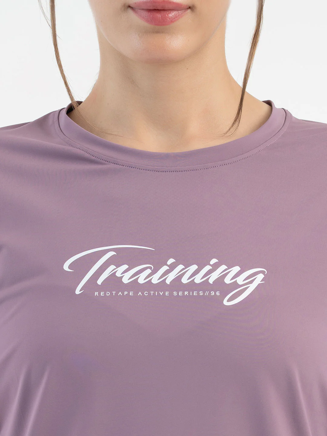Mauve Activewear T-Shirt for Women - Image 5