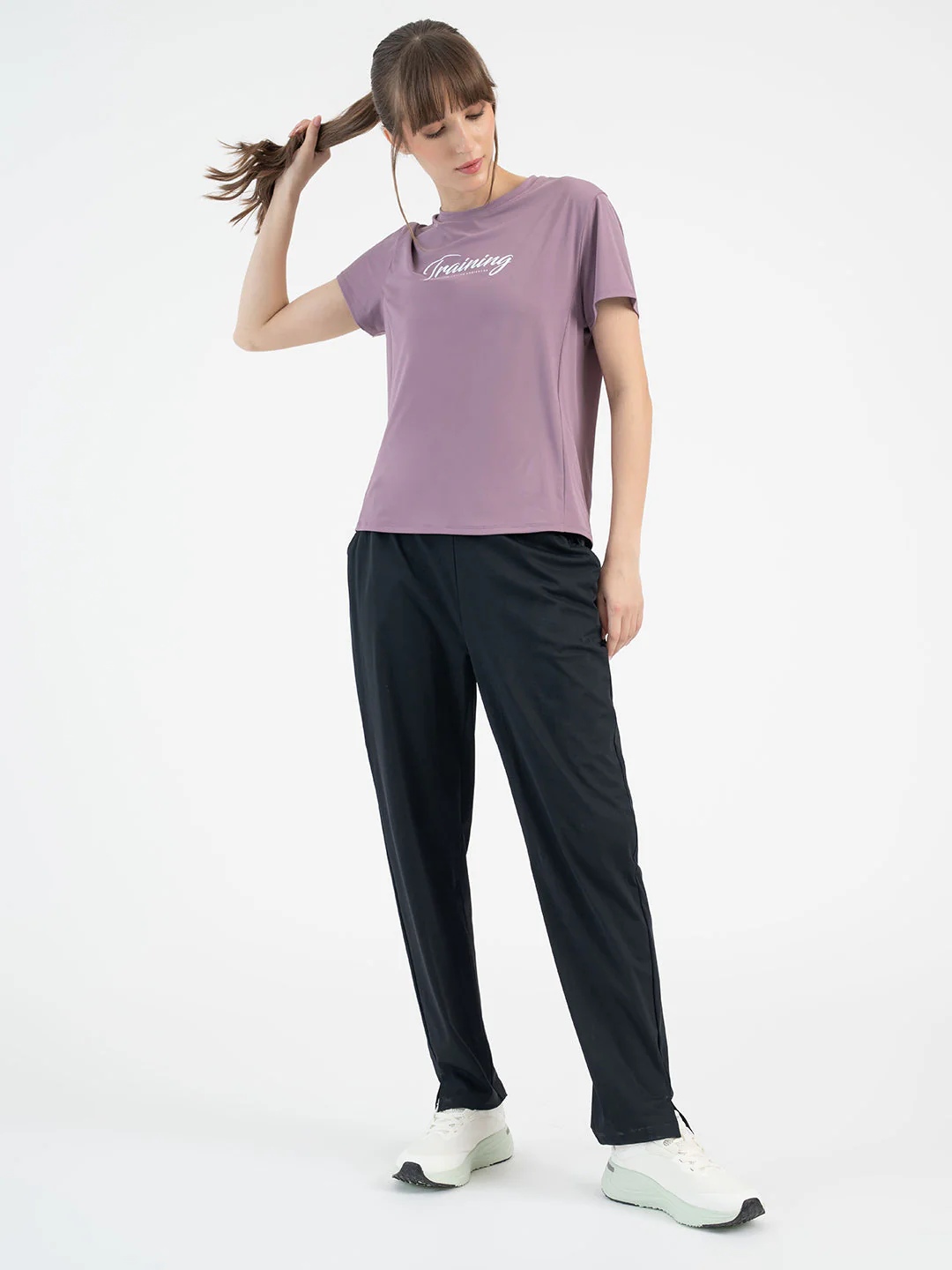 Mauve Activewear T-Shirt for Women - Image 6