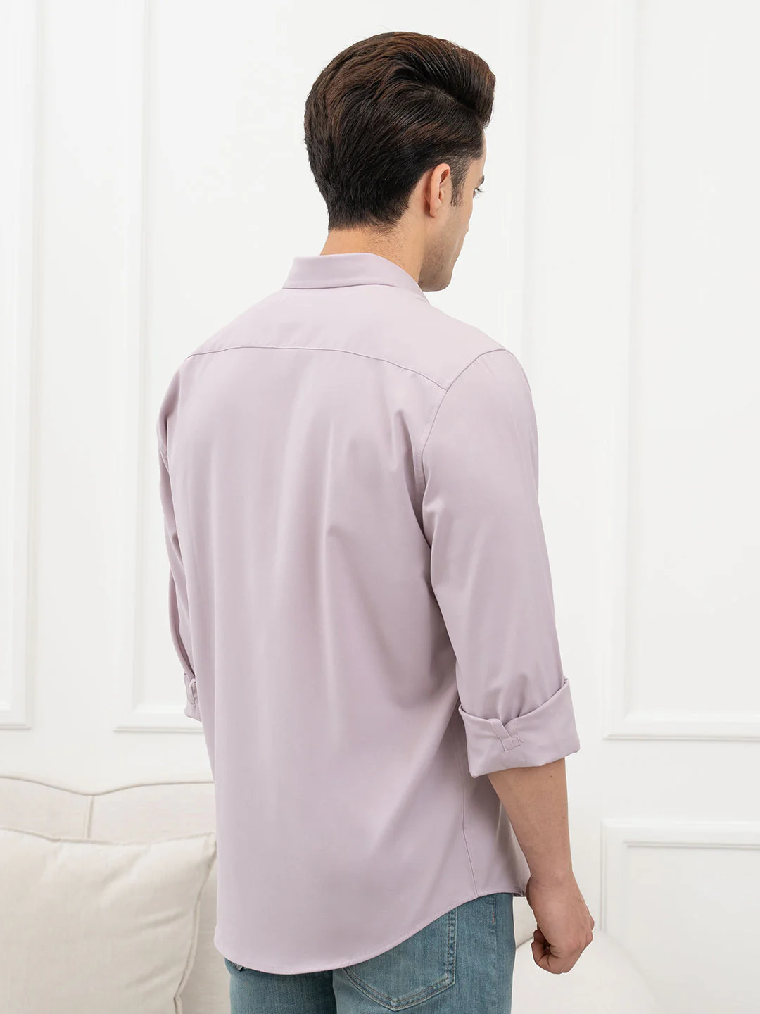 Mauve Shirt for Men - Image 4