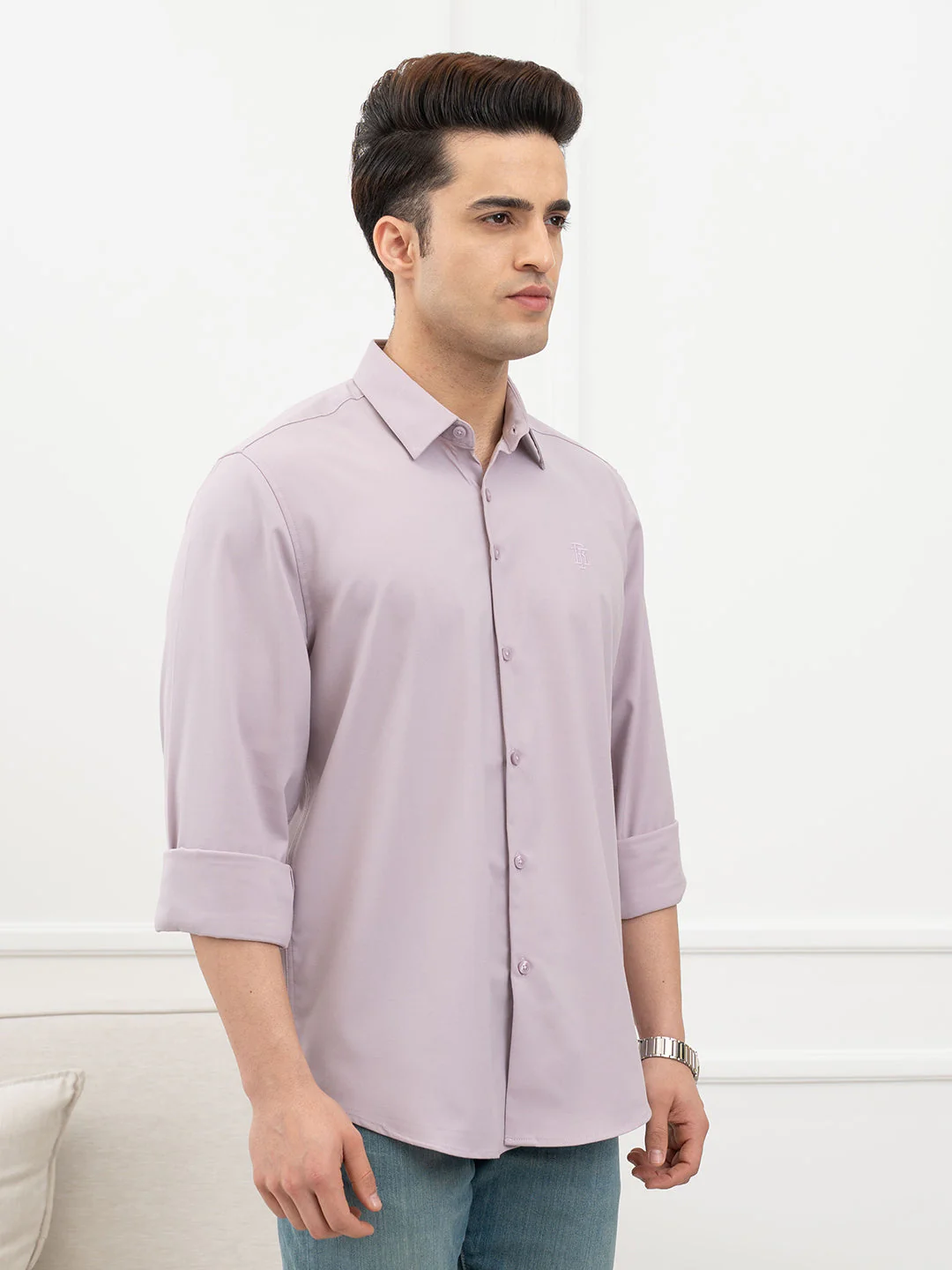 Mauve Shirt for Men - Image 6