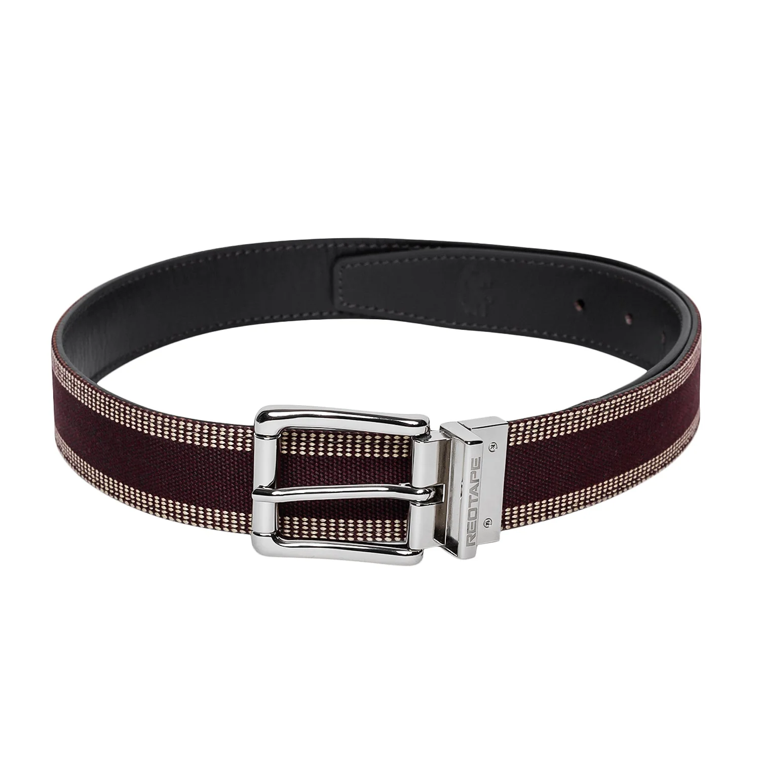 Men Bordo Leather Belt - Image 3