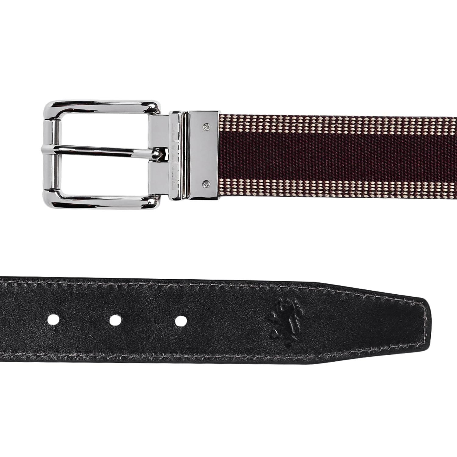 Men Bordo Leather Belt - Image 4