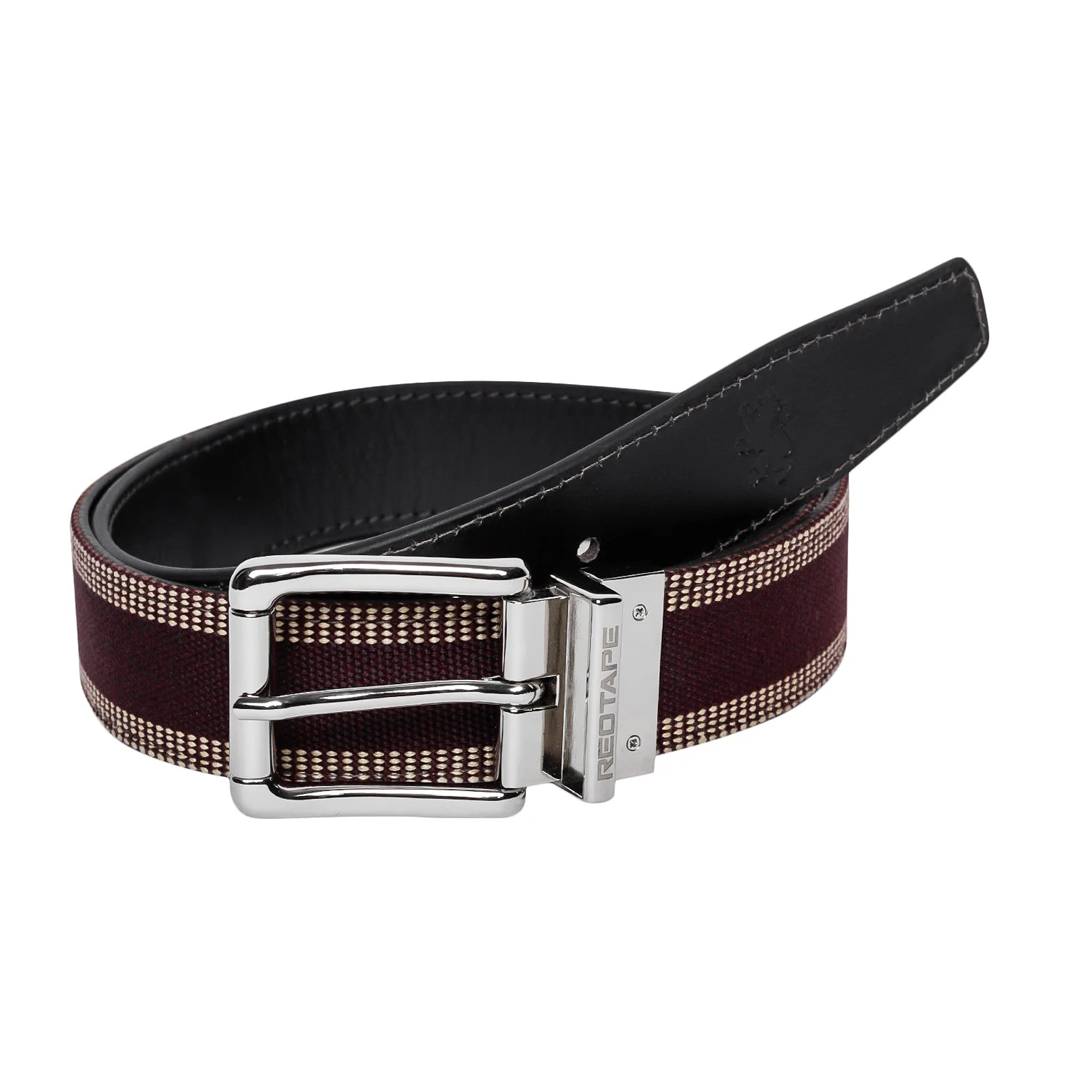 Men Bordo Leather Belt - Image 7