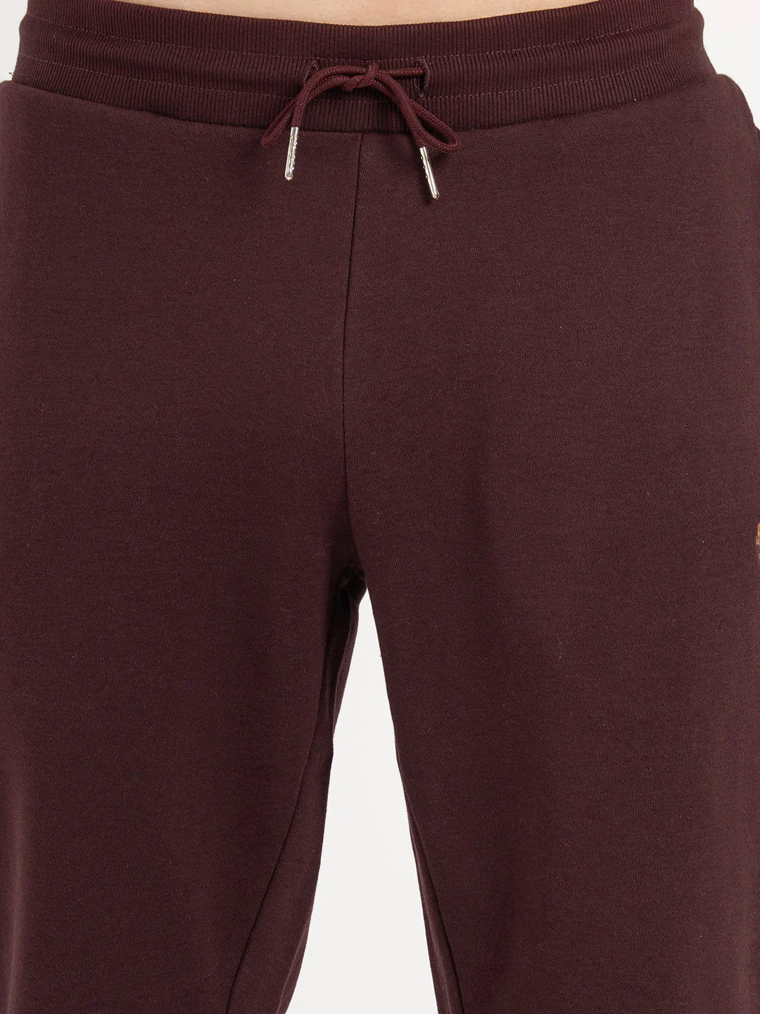 Men's Maroon Active Wear Joggers - Image 4