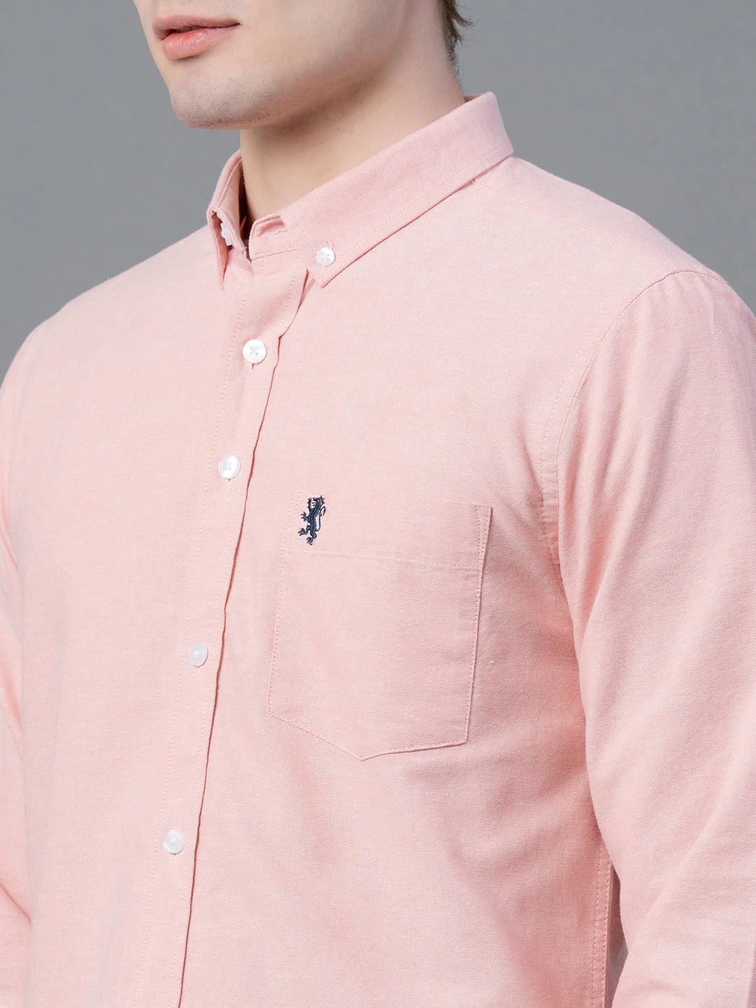 Pure Cotton Solid Shirt for Men - Image 4