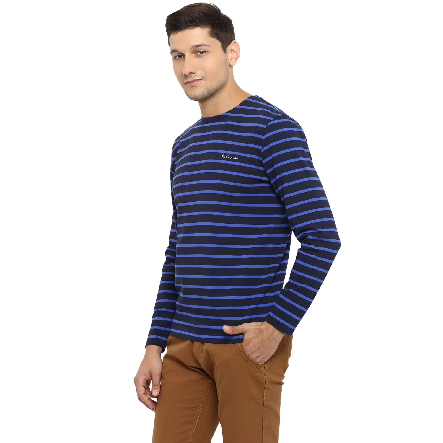 Men Royal Blue T-Shirt - Image 4