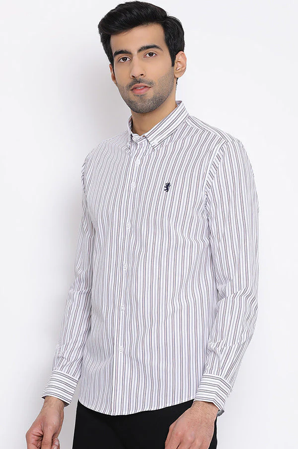 Men's Dark navy Pure Cotton Shirt - Image 2