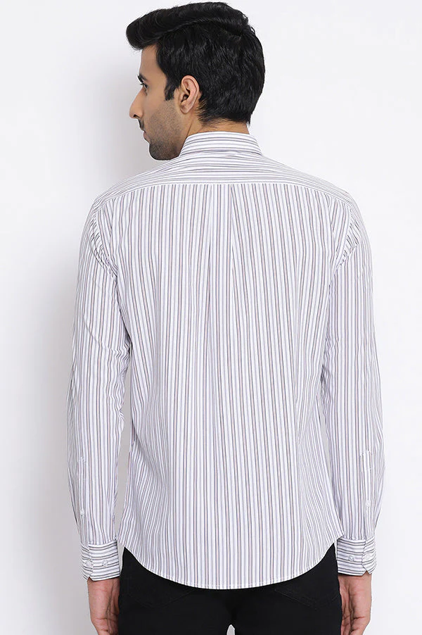 Men's Dark navy Pure Cotton Shirt - Image 4