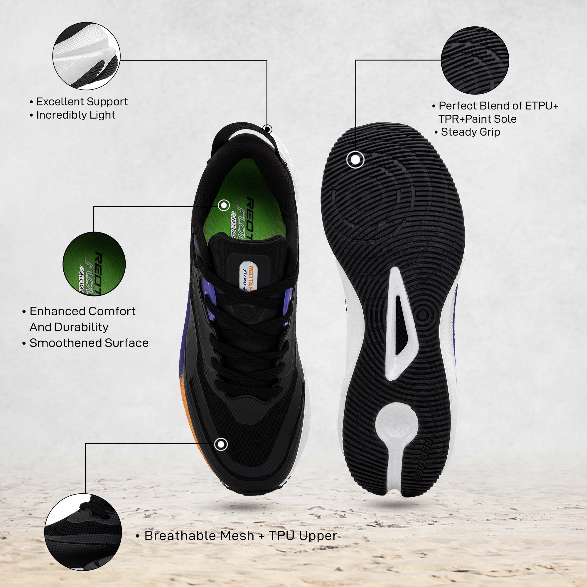 Men ETPU Sports Shoes for Active Athleisure Style - Image 4