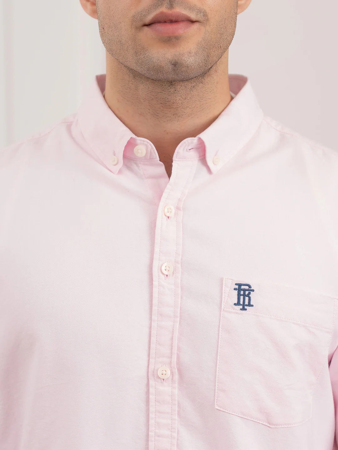 Menâ€™s Pink Oxford Shirt | Refined Cotton Comfort - Image 6