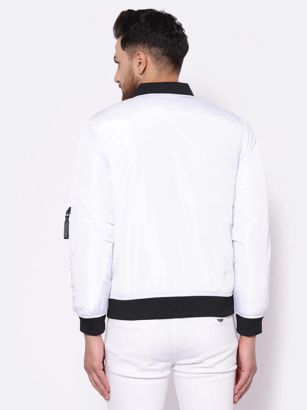 Men White Jacket - Image 2