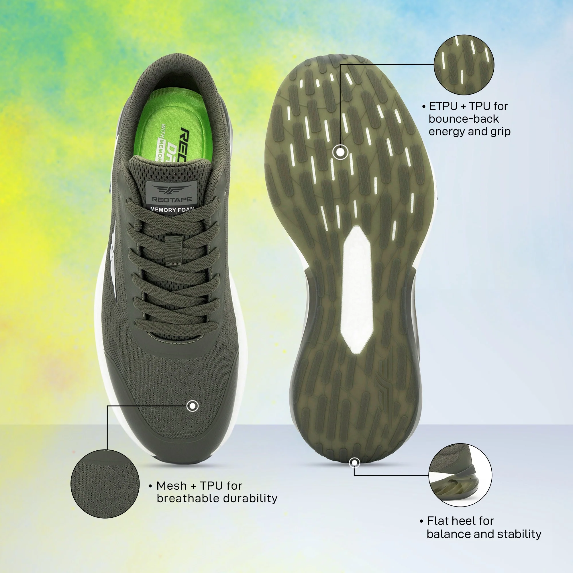 Men's Athleisure ETPU Sports Shoes - Image 5