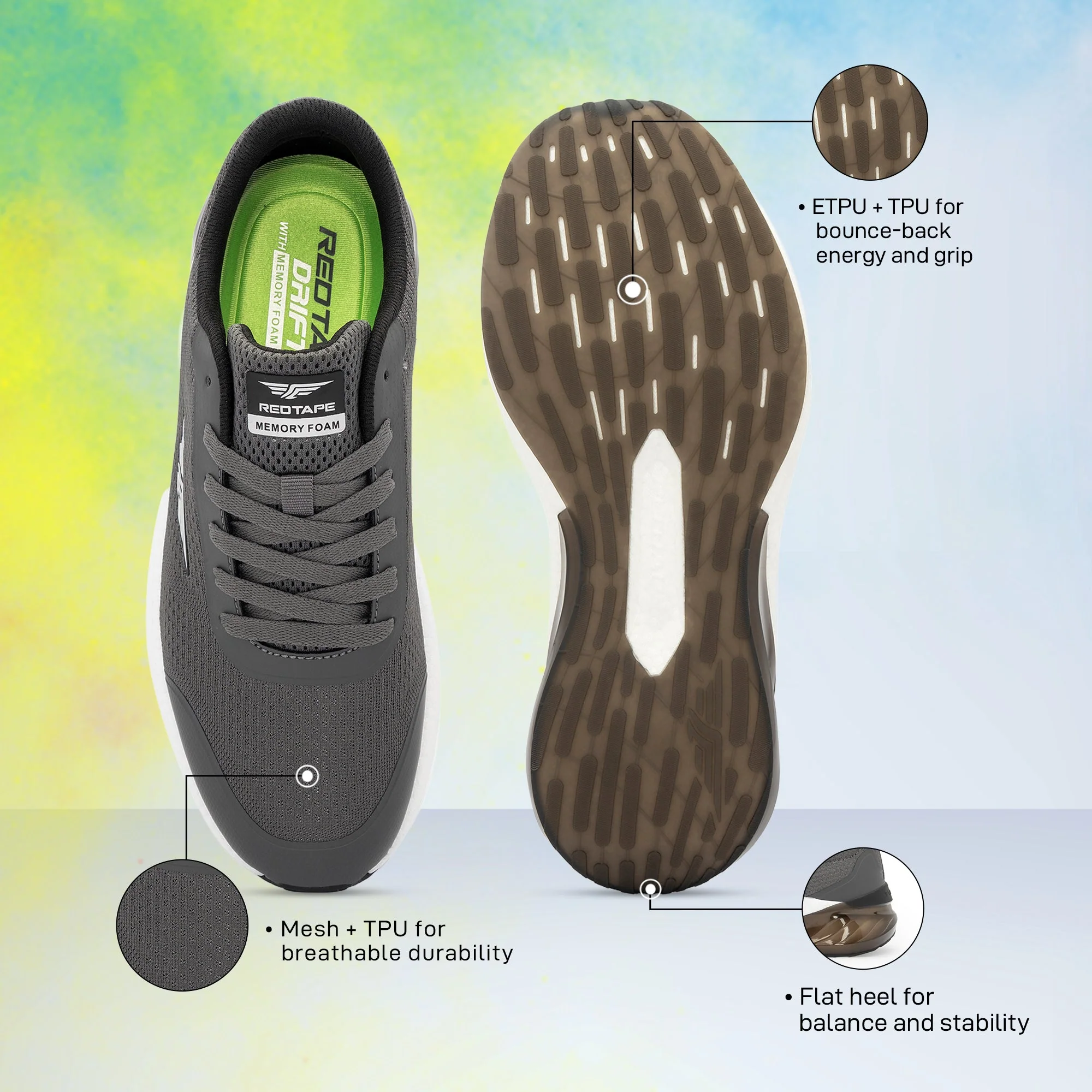 Men's Athleisure ETPU Sports Shoes - Image 5