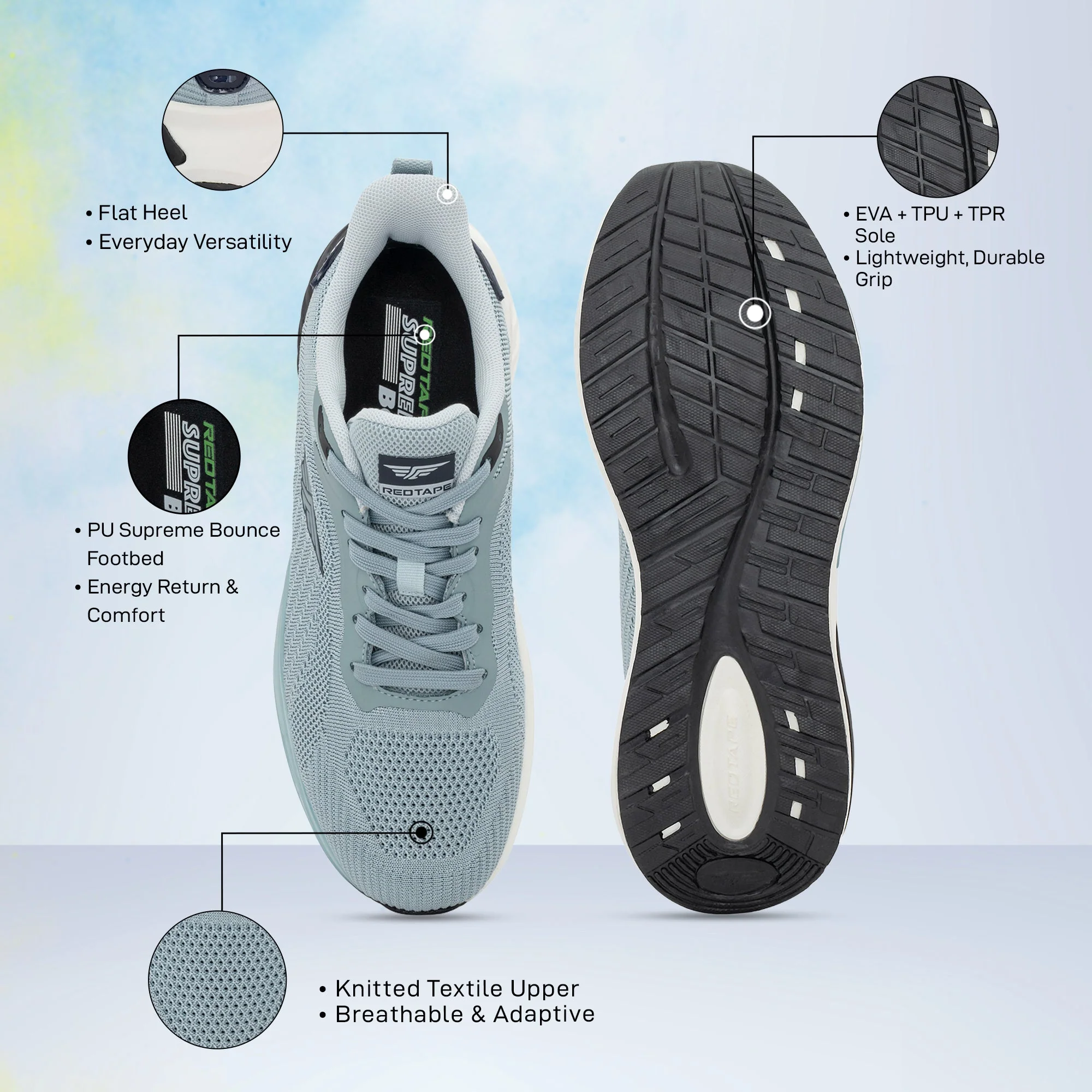 Men's Athleisure Sports Shoes with Supreme Bounce Comfort - Image 5