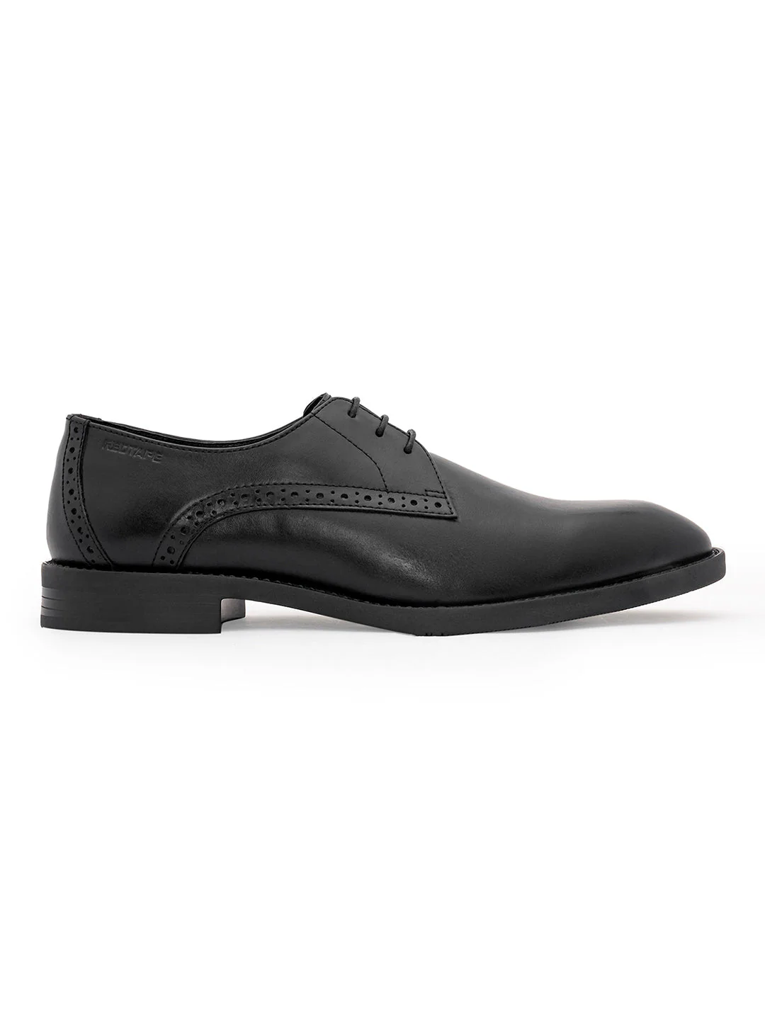 Menâ€™s Black Formal Derby Shoes | Modern Classics - Image 2