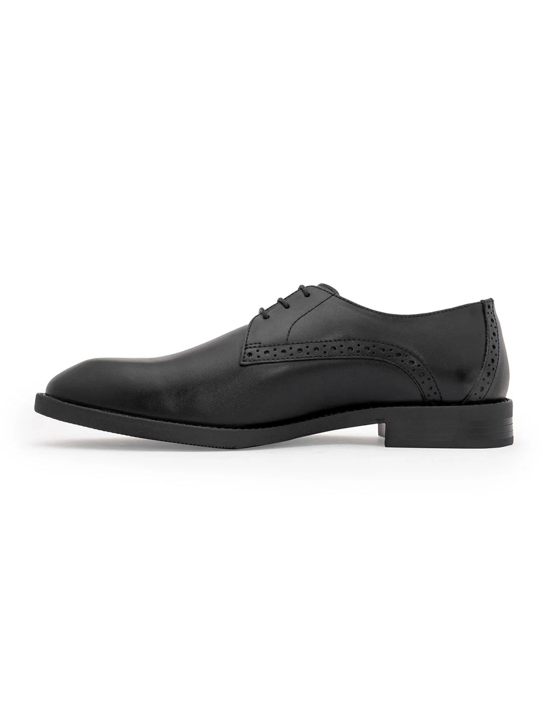 Menâ€™s Black Formal Derby Shoes | Modern Classics - Image 3