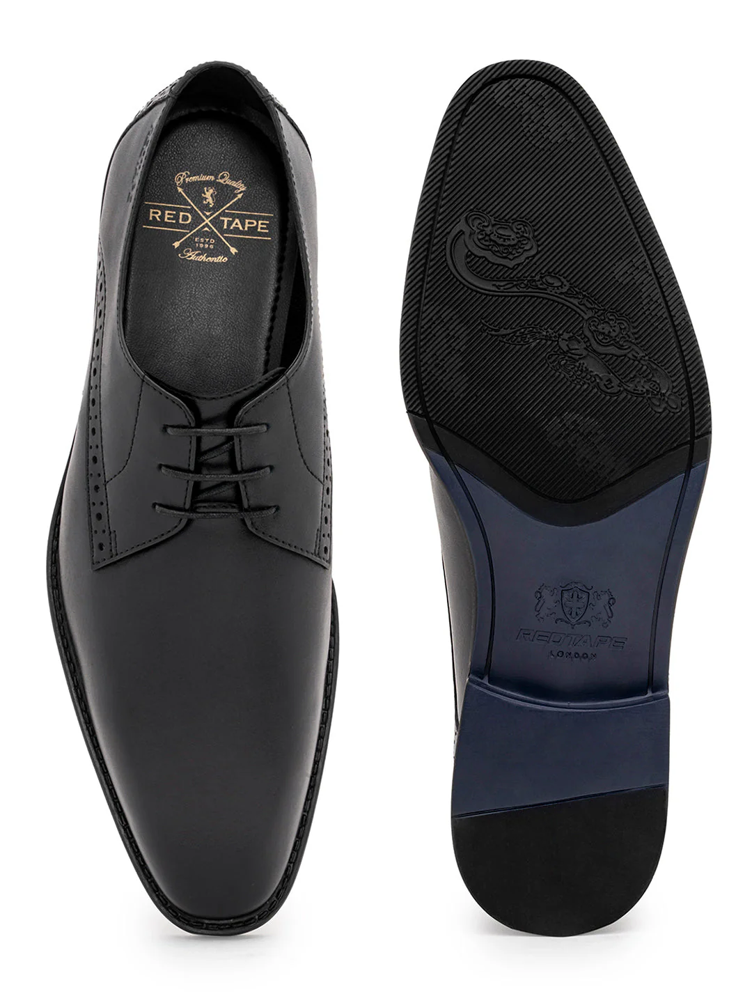 Menâ€™s Black Formal Derby Shoes | Modern Classics - Image 5
