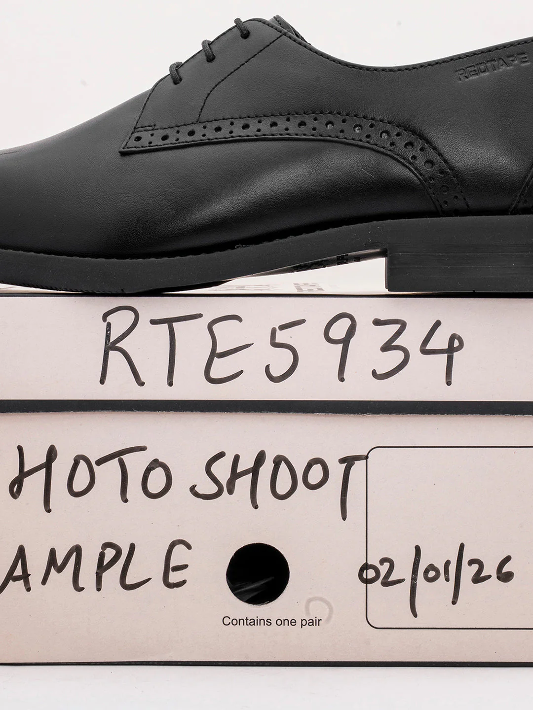 Menâ€™s Black Formal Derby Shoes | Modern Classics - Image 6
